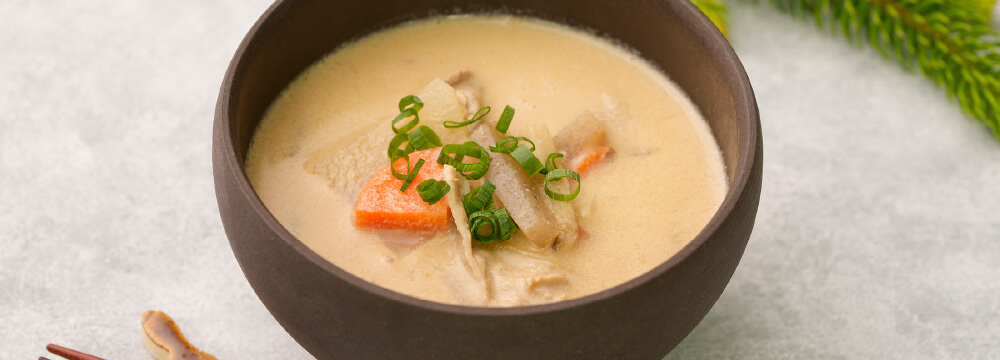 ねりごま豆乳豚汁