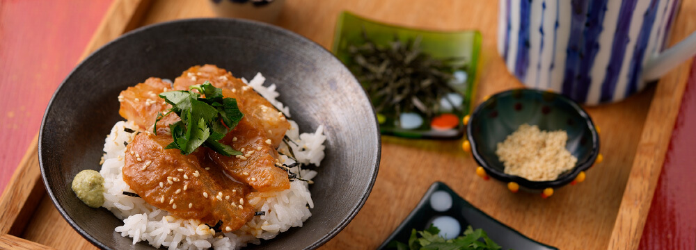 鯛のねりごま和え茶漬け