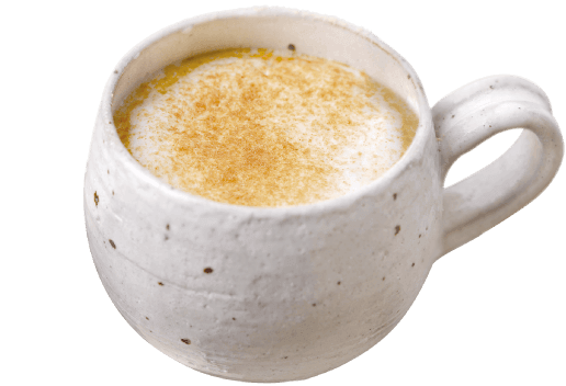 ホット豆乳きなこラテ