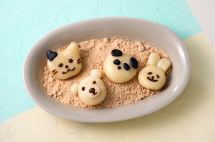 きなこデコ白玉