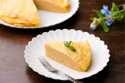 きなこクリームのミルクレープ