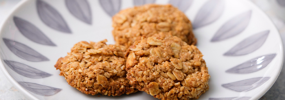 メープルシナモン香るきなこオートミールクッキー