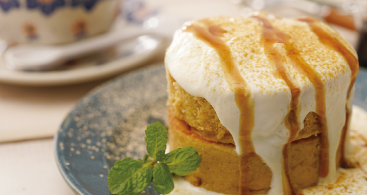 きなことお餅のパンケーキ