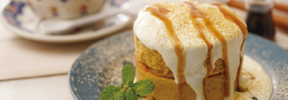 きなことお餅のパンケーキ