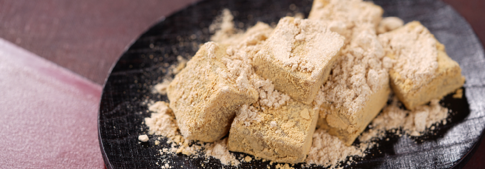 とろけるきなこのわらびもち