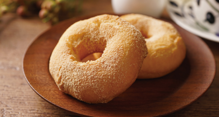 きなこの豆乳ドーナツ