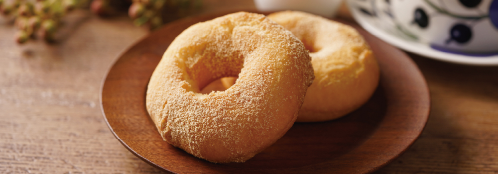 きなこの豆乳ドーナツ