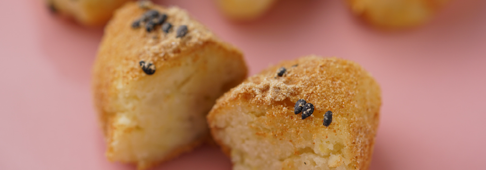 とろけるきなこのさつまいもボール