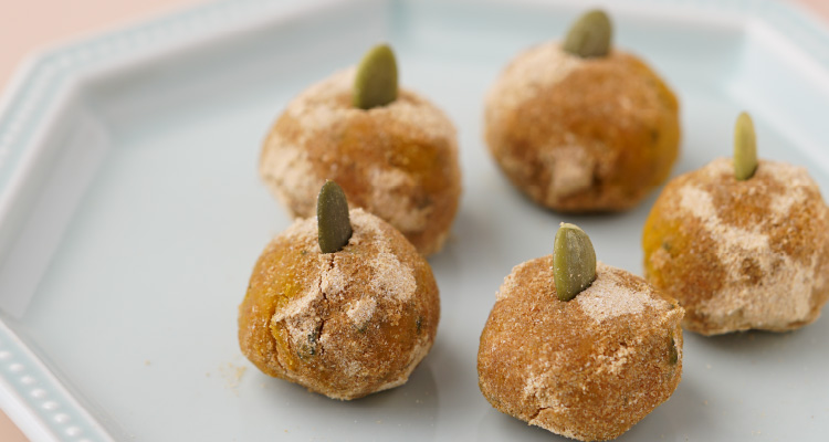 とろけるきなこのかぼちゃボール