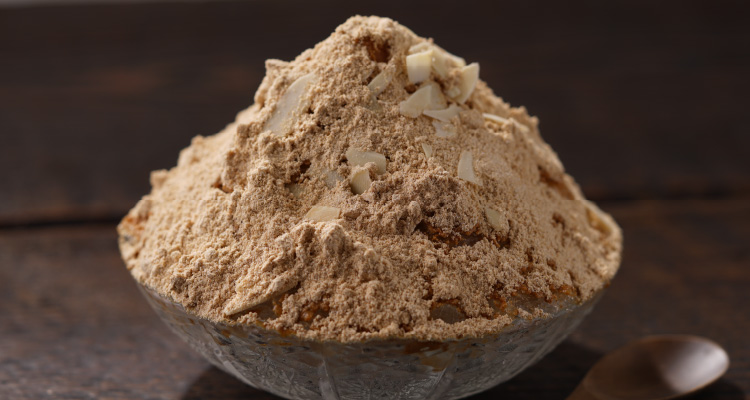 きなこたっぷりかき氷