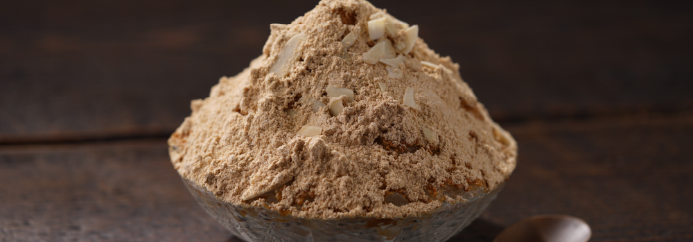 きなこたっぷりかき氷