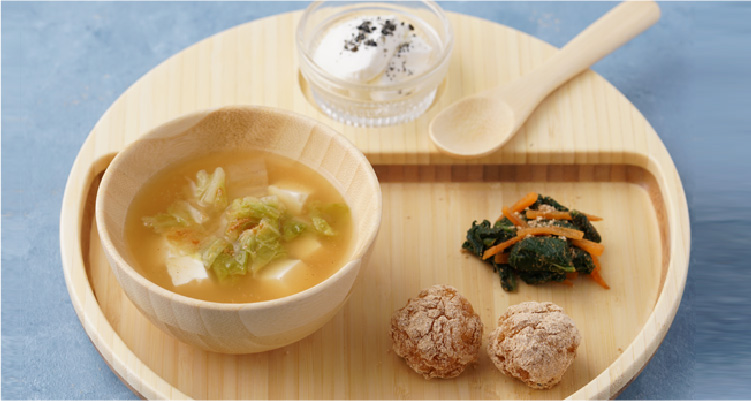 とろけるきなこのライスボールプレート