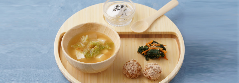 とろけるきなこのライスボールプレート