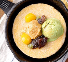 きなこの和風パンケーキ