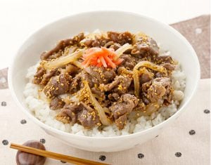 真誠ごまレシピ　牛丼