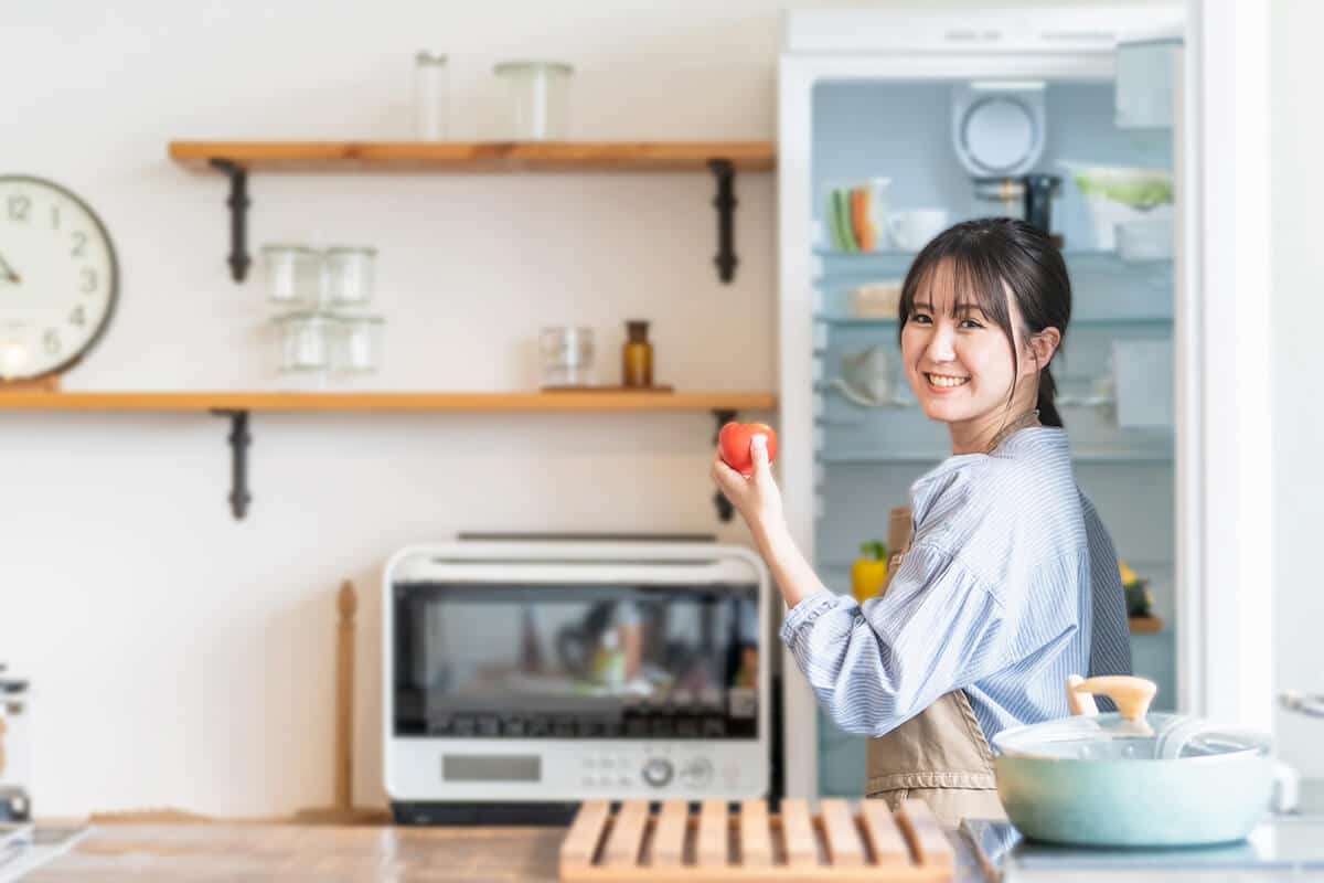 冷蔵庫での食品保存