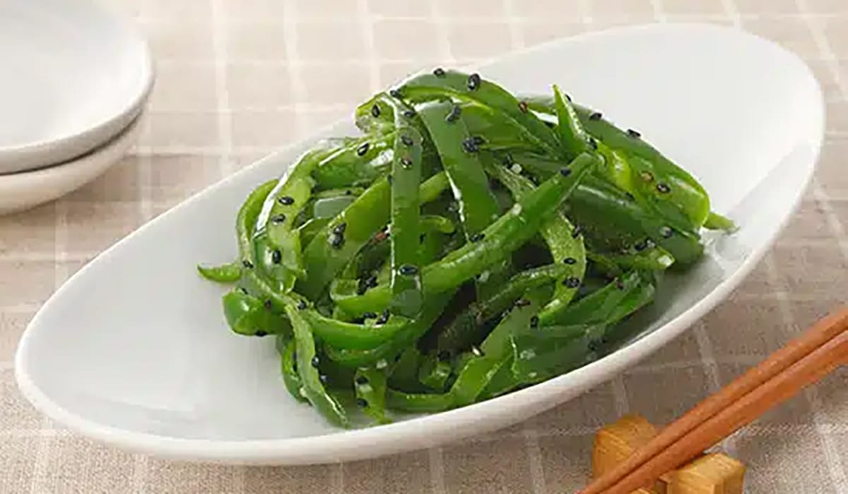 無限ごま塩ピーマン