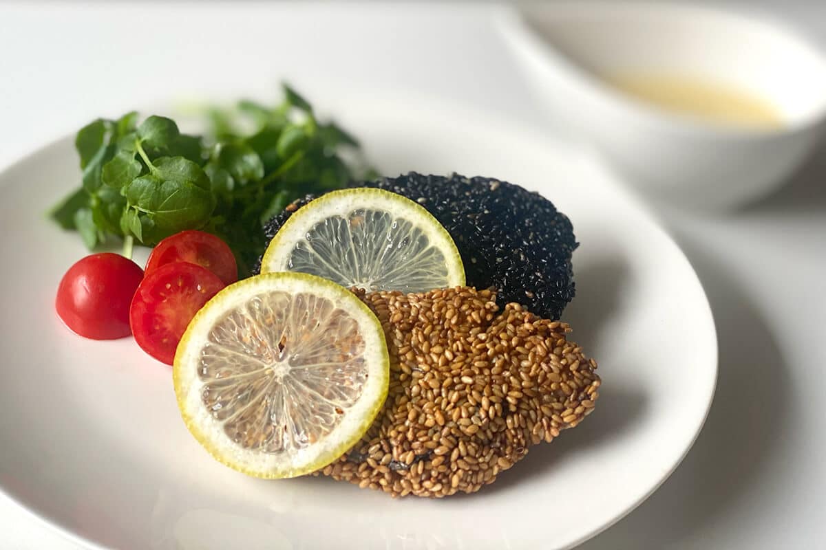 サワラのごま焼き