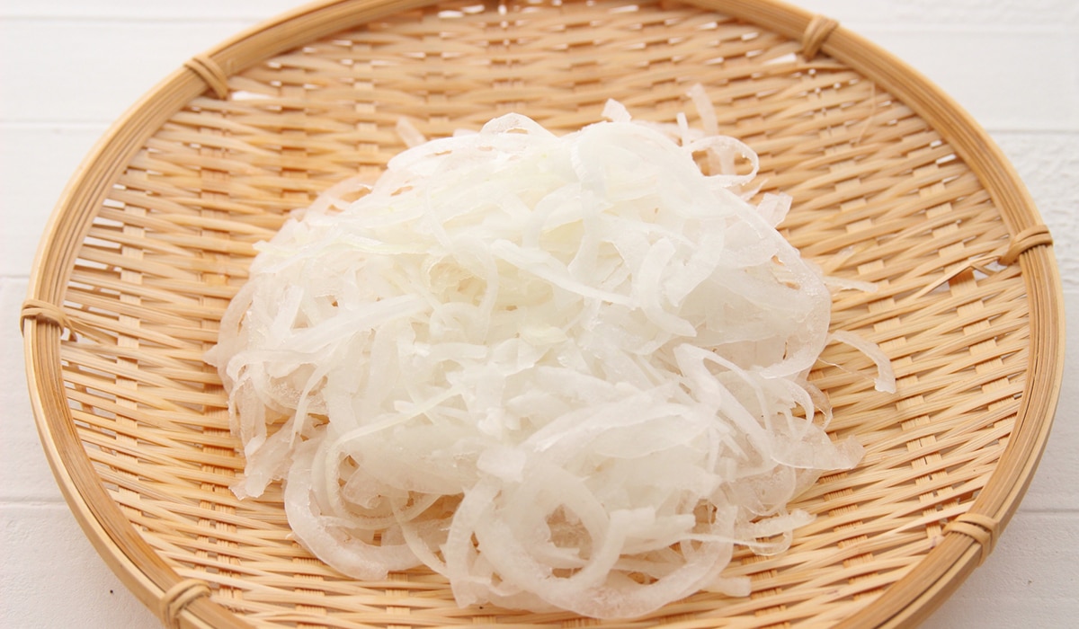 新玉ねぎスライス